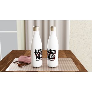 White HatedNLG 17oz Stainless Steel Water Bottle
